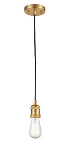 Franklin Restoration LED Mini Pendant in Satin Gold (405|201C-SG-LED)