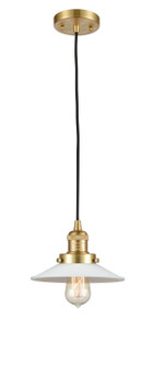 Franklin Restoration LED Mini Pendant in Satin Gold (405|201C-SG-G1-LED)