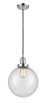 Franklin Restoration One Light Mini Pendant in Polished Chrome (405|201C-PC-G204-10)