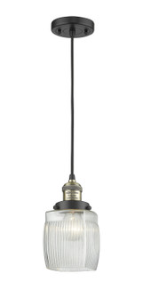 Franklin Restoration LED Mini Pendant in Black Antique Brass (405|201C-BAB-G302-LED)