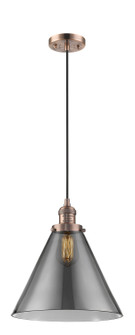 Franklin Restoration LED Mini Pendant in Antique Copper (405|201C-AC-G43-L-LED)