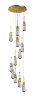 Downtown Urban LED Pendant in Brushed Brass (405|126-452-1P-BB-G452-4SM)