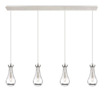 Downtown Urban LED Linear Pendant in Polished Nickel (405|124-451-1P-PN-G451-5CL)