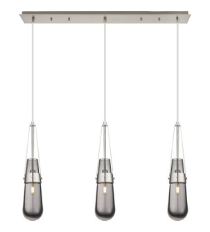 Downtown Urban LED Linear Pendant in Brushed Satin Nickel (405|123-452-1P-SN-G452-4SM)