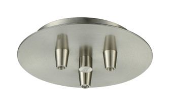 Custom Cord Three Light Multi Port Canopy in Satin Nickel (405|103-SN)