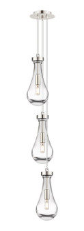 Downtown Urban LED Pendant in Polished Nickel (405|103-451-1P-PN-G451-5CL)