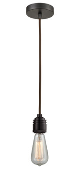 Winchester One Light Mini Pendant in Oil Rubbed Bronze (405|100OB-10BR-2OB)