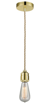 Winchester One Light Mini Pendant in Gold (405|100GD-10RE-2GD)