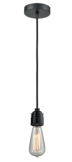 Winchester One Light Mini Pendant in Matte Black (405|100BK-10BK-2BK)