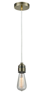 Winchester One Light Mini Pendant in Antique Brass (405|100AB-10W-2AB)