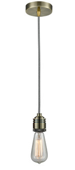 Winchester One Light Mini Pendant in Antique Brass (405|100AB-10BW-2AB)