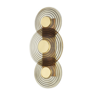 Griston LED Wall Sconce in Aged Brass (70|PI1892103-AGB)