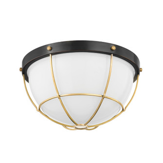 Holkham Two Light Flush Mount in Aged Brass (70|MDS1501-AGB/DB)