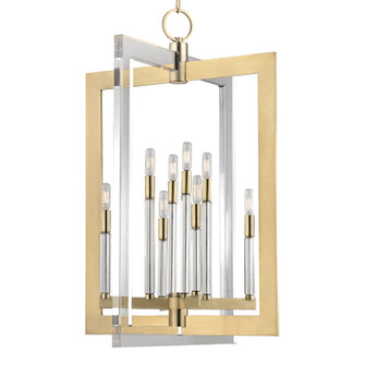 Wellington Eight Light Pendant in Aged Brass (70|9323-AGB)