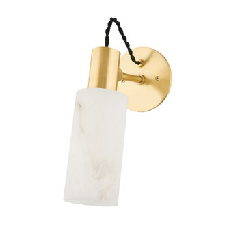 Malba One Light Wall Sconce in Aged Brass (70|9005-AGB)
