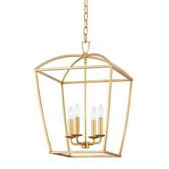 Bryant Four Light Pendant in Gold Leaf (70|8317-GL)