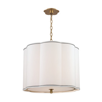 Sweeny Four Light Pendant in Aged Brass (70|7920-AGB)