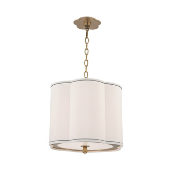Sweeny Three Light Pendant in Aged Brass (70|7915-AGB)