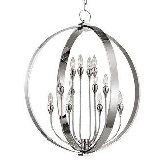 Dresden 12 Light Chandelier in Polished Nickel (70|6730-PN)