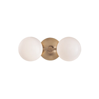 Fleming LED Bath Bracket in Aged Brass (70|4742-AGB)