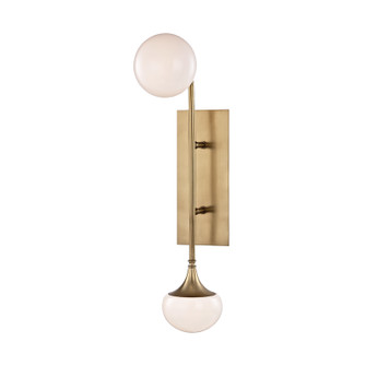 Fleming LED Wall Sconce in Aged Brass (70|4700-AGB)