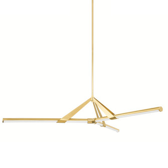 Jonas LED Chandelier in Aged Brass (70|3062-AGB)