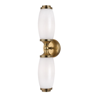 Brooke Two Light Wall Sconce in Aged Brass (70|1682-AGB)