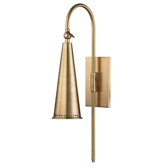 Alva One Light Wall Sconce in Aged Brass (70|1300-AGB)