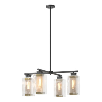 Polaris Four Light Outdoor Pendant in Coastal Black (39|364213-SKT-MULT-80-70-ZM0093)