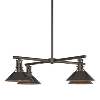 Henry Four Light Outdoor Pendant in Coastal Oil Rubbed Bronze (39|364210-SKT-MULT-14)