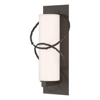 Olympus One Light Outdoor Wall Sconce in Coastal Dark Smoke (39|302403-SKT-77-GG0037)