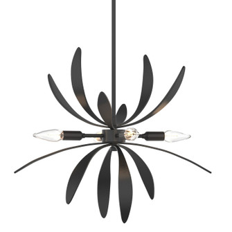 Dahlia Four Light Pendant in Black (39|184350-SKT-MULT-10)