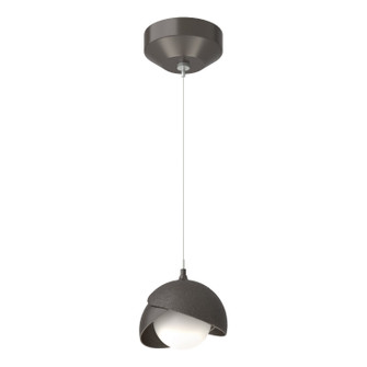 Brooklyn One Light Mini Pendant in Oil Rubbed Bronze (39|161183-SKT-STND-14-14-GG0711)