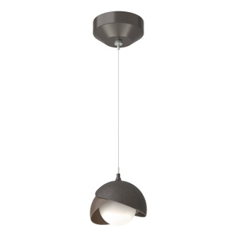 Brooklyn One Light Mini Pendant in Oil Rubbed Bronze (39|161183-SKT-STND-14-05-GG0711)