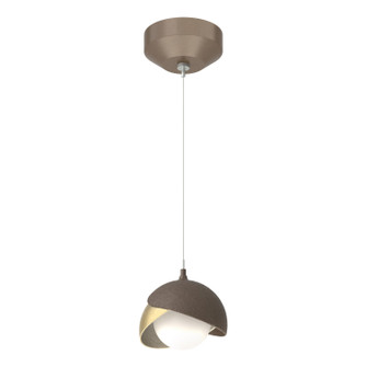 Brooklyn One Light Mini Pendant in Bronze (39|161183-SKT-STND-05-86-GG0711)