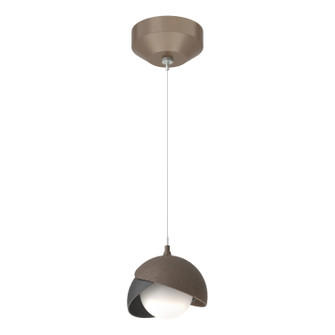 Brooklyn One Light Mini Pendant in Bronze (39|161183-SKT-STND-05-10-GG0711)