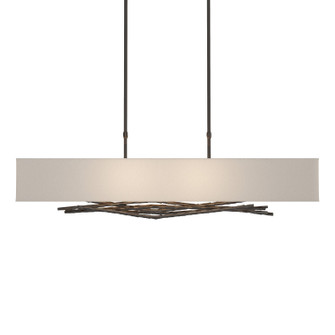 Brindille Four Light Pendant in Oil Rubbed Bronze (39|137660-SKT-SHRT-14-SE4298)