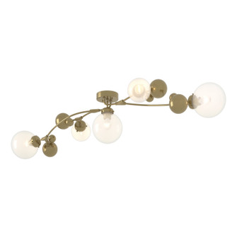 Sprig Five Light Semi-Flush Mount in Modern Brass (39|128715-SKT-86-WF0639)