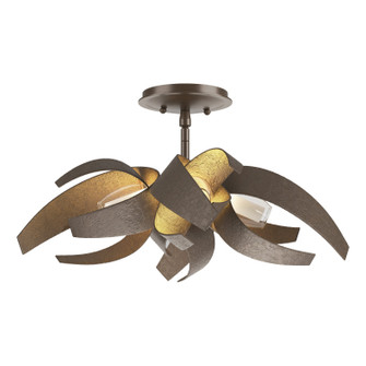 Corona Four Light Semi-Flush Mount in Bronze (39|128712-SKT-05-YE0352)