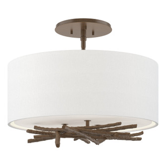 Brindille Three Light Semi-Flush Mount in Bronze (39|127660-SKT-05-SF1505)