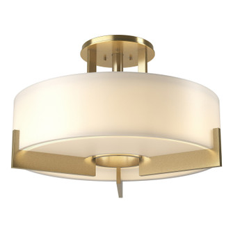 Axis Three Light Semi Flush Mount in Modern Brass (39|126403-SKT-86-GG0216)