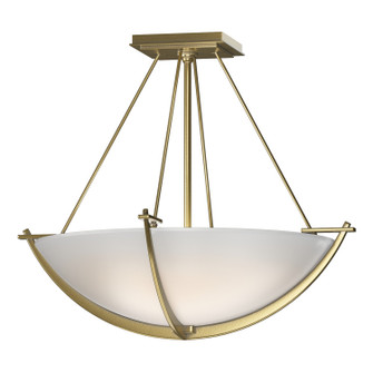 Compass Three Light Semi Flush Mount in Modern Brass (39|124555-SKT-86-GG0020)