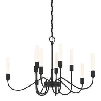 Lisse Ten Light Chandelier in Black (39|106030-SKT-10)