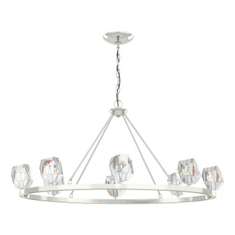 Gatsby Eight Light Chandelier in Sterling (39|105021-SKT-85-CR)