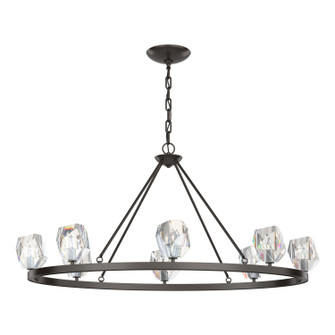 Gatsby Eight Light Chandelier in Oil Rubbed Bronze (39|105021-SKT-14-CR)