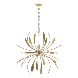 Dahlia Six Light Chandelier in Ink (39|104350-SKT-89)