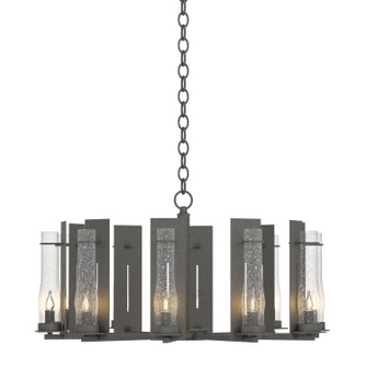 New Town Ten Light Chandelier in Natural Iron (39|103290-SKT-20-II0184)