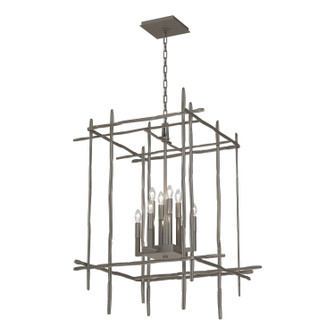 Tura Eight Light Chandelier in Dark Smoke (39|101317-SKT-07)