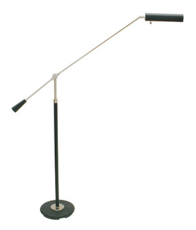 Grand Piano One Light Piano Lamp in Black & Satin Nickel (30|PFL-527)