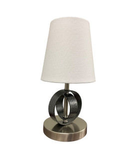 Bryson One Light Accent Lamp in Supreme Silver/Satin Nickel (30|B209-SS/SN)